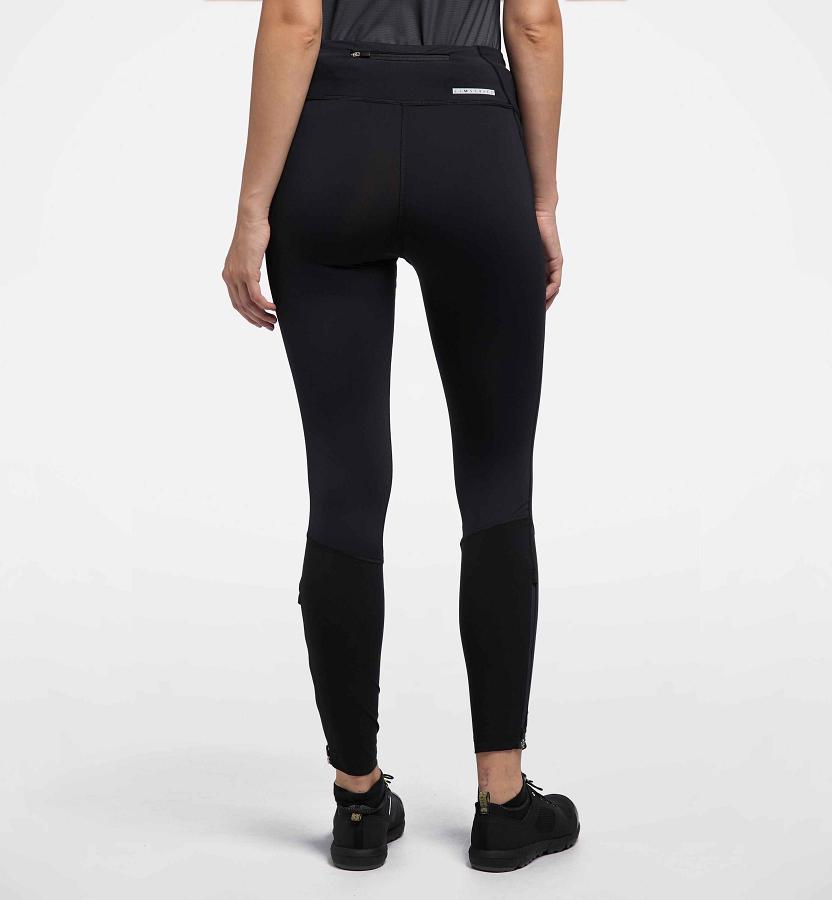 Haglöfs Womens L.I.M Comp Tights Black New Zealand 12760UDBZ